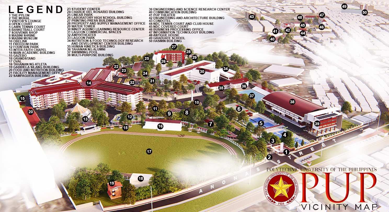 PUP Main Campus Map